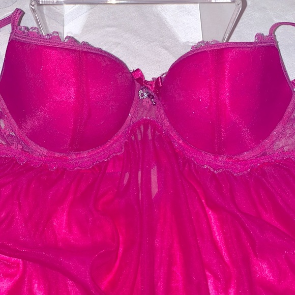 NWOT Victoria’s Secret sexy little thing 36C with a little padding & panties - Picture 3 of 8